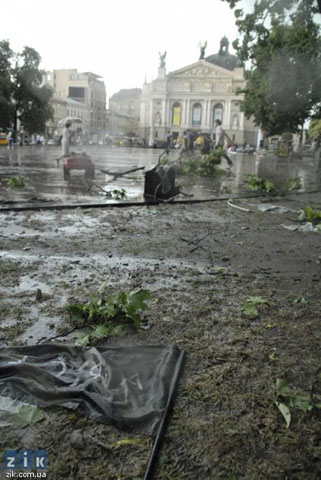 Наслідки буревію у Львові в 2009 році